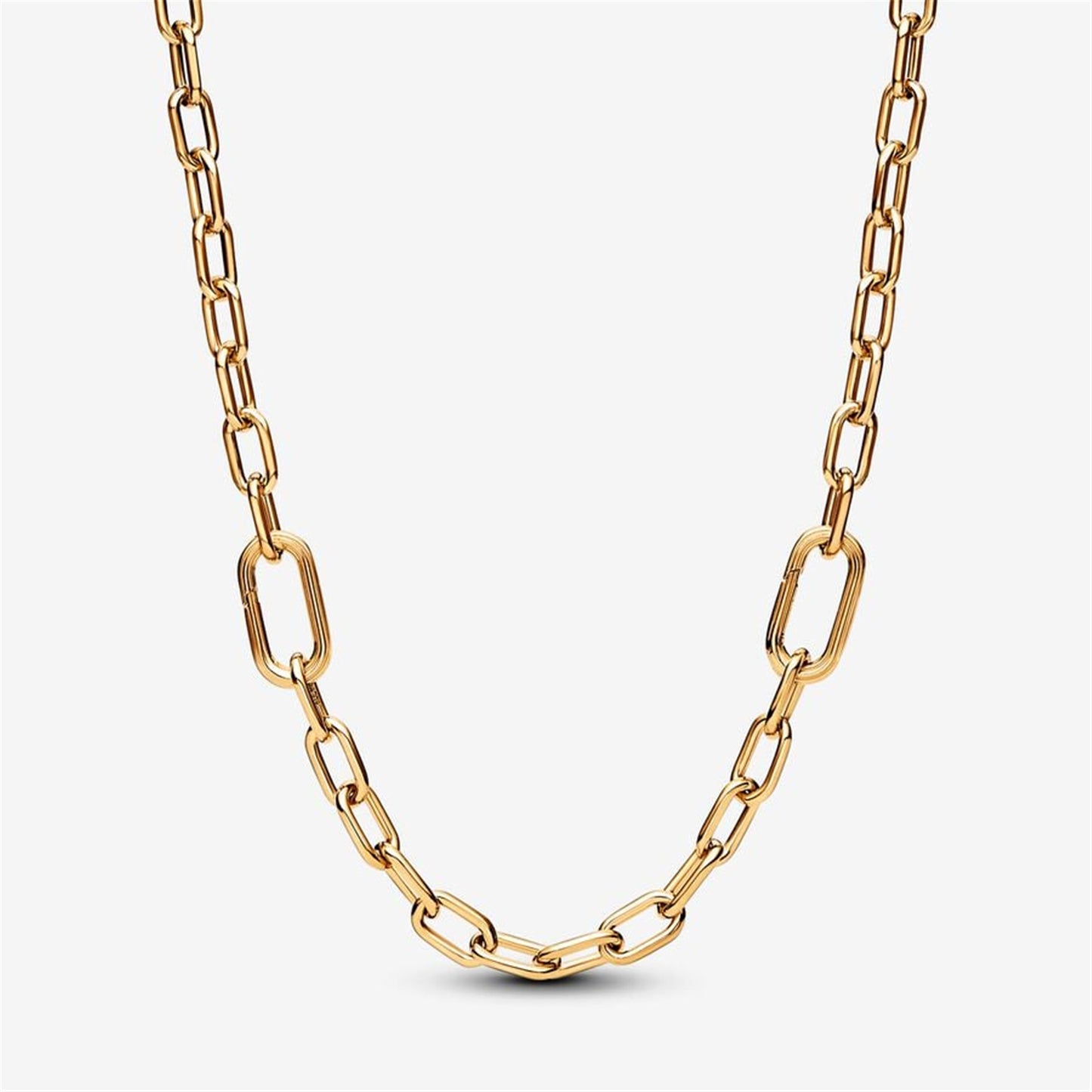 925 Sterling Silver ME Small-Link Chain Necklace