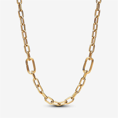 925 Sterling Silver ME Small-Link Chain Necklace