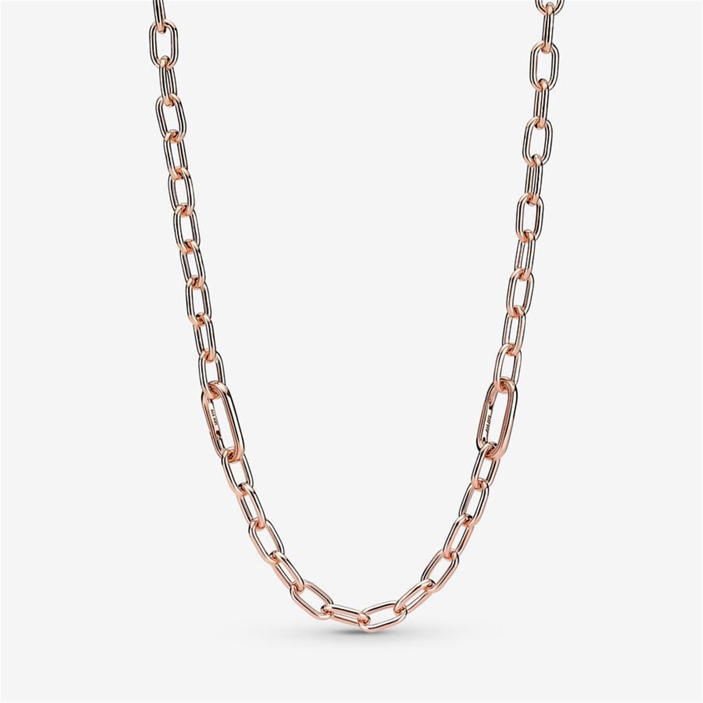 925 Sterling Silver ME Small-Link Chain Necklace