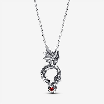 925 Sterling Silver Game of Thrones Dragon Pendant Necklace