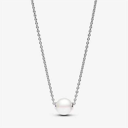 925 Sterling Silver Treated Freshwater Cultured Pearl Collier Necklace