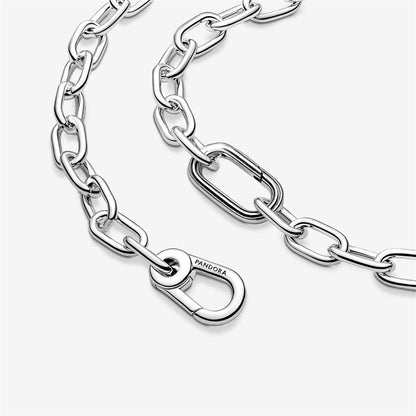 925 Sterling Silver ME Small-Link Chain Necklace