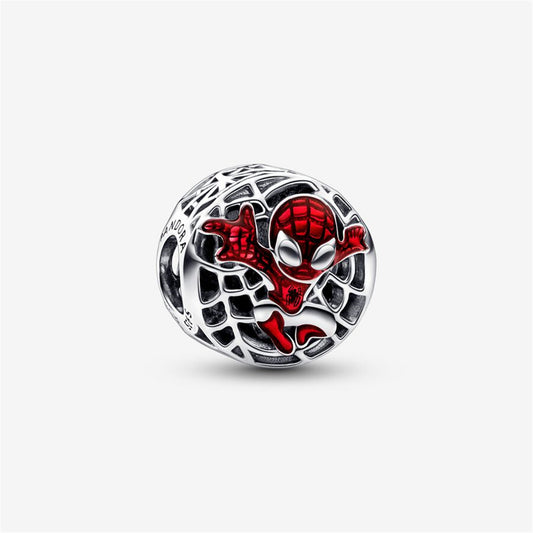 925 Sterling Silver Marvel Spider-Man Soaring City Charm