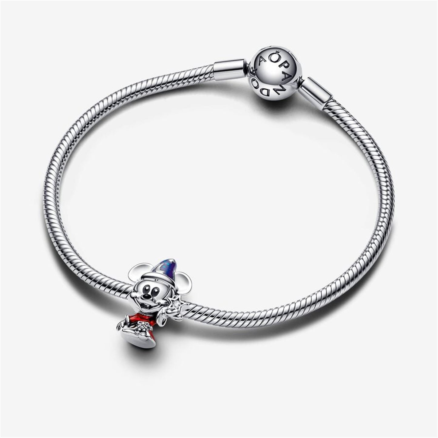 925 Sterling Silver Disney Sorcerer Apprentice Mickey Charm