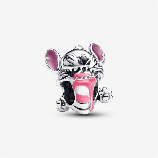 925 Sterling Silver Disney Stitch Birthday Cake Charm