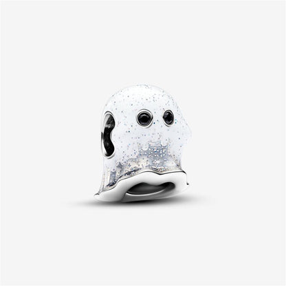 925 Sterling Silver Glow-in-the-dark Boo Ghost Charm