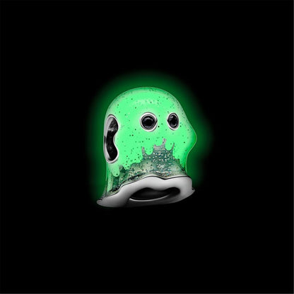 925 Sterling Silver Glow-in-the-dark Boo Ghost Charm