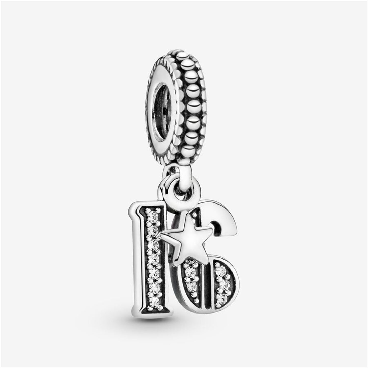 925 Sterling Silver 16th Celebration Charm