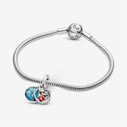 925 Sterling Silver Disney Lilo & Stitch Family Dangle Charm